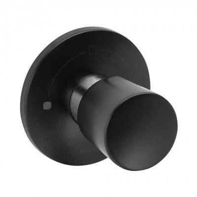 Будкрам купити Balance matt black Зовнішня частина перемикача на 2 пол.