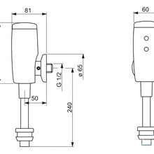 Будкрам купить NEW Electra Внешняя часть смыва для уринала, сенсорн. Bluetooth NEW Electra Внешняя часть смыва для уринала, сенсорн. Bluetooth 2