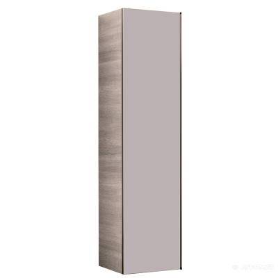 Будкрам купить Citterio Шкафчик боковой, высокий, 400х1600х371 мм, корпус: светлый дуб, фасад: стеклянная панель бежевого к