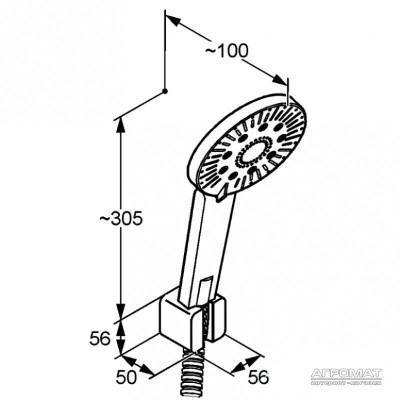 Будкрам купить A-QAs 3S Душевой набор A-QAs 3S Душевой набор 2