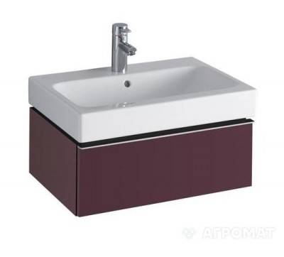 Будкрам купить iCon Шкафчик под умывальник 595x240x477 мм "Бургундия" глянец, лак