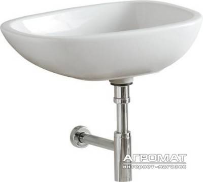 Будкрам купить Citterio Умывальник-столешница 560х400мм, без отв. под смеситель, с переливом