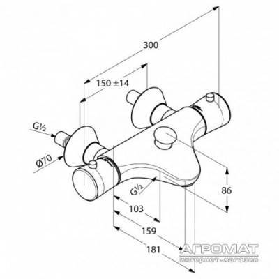 Будкрам купити Ambienta Термостат д/ванни Ambienta Термостат д/ванни 2