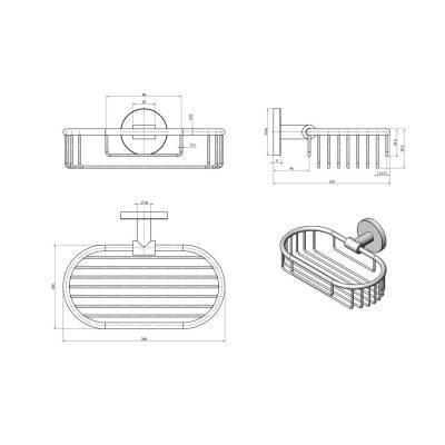 Будкрам купить Hotel Line Корзина, хром