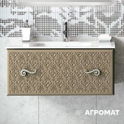 Будкрам купить OPERA Тумба -100 для раковины, 1 ящик, коричневый матовый