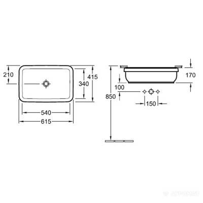 Будкрам купити ARCHITECTURA Раковина під стільницю ARCHITECTURA Раковина під стільницю 3
