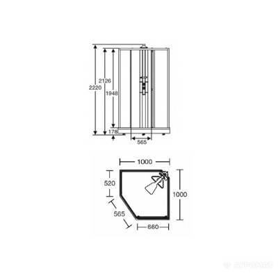 Будкрам купить IDO Showerama 8-5 Передние стенки и двери душевой кабины 100х100см, серебряный профиль/прозрачное стекло IDO Showerama 8-5 Передние стенки и двери душевой кабины 100х100см, серебряный профиль/прозрачное стекло 2