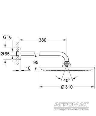 Будкрам купити Rainshower Верхній душ Rainshower Верхній душ 2