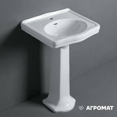 Будкрам купити - LONDRA, Раковина 58 см на 1 отв., біла