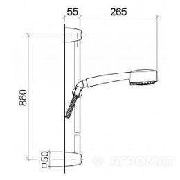 Будкрам купити 26.403.910.00 SQUARE Душовий набір 26.403.910.00 SQUARE Душовий набір 2