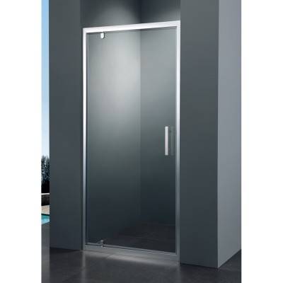 Будкрам купить FRAME Душевые двери в нишу распашные - 90*190 - хром/прозрачное стекло