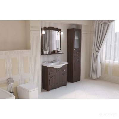 Будкрам купити 00017 КЛАСІК Дзеркало-80 з підсвіткою (2шт) та полицею, горіх італійський 00017 КЛАСІК Дзеркало-80 з підсвіткою (2шт) та полицею, горіх італійський 3