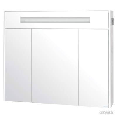 Будкрам купить ПАРИЖ Зеркальный шкафчик-100 с подсветкой