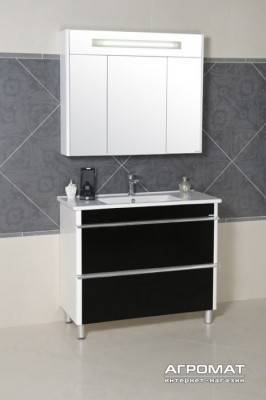 Будкрам купити ПАРИЖ Дзеркальна шафка-100 з підсвіткою ПАРИЖ Дзеркальна шафка-100 з підсвіткою 2