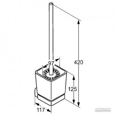 Будкрам купить E2 Щетка для унитаза E2 Щетка для унитаза 2
