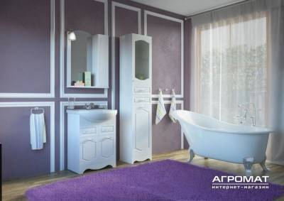 Будкрам купити 08253 КЛАСІК Дзеркало-60 R, з пеналом праворуч, біле 08253 КЛАСІК Дзеркало-60 R, з пеналом праворуч, біле 2