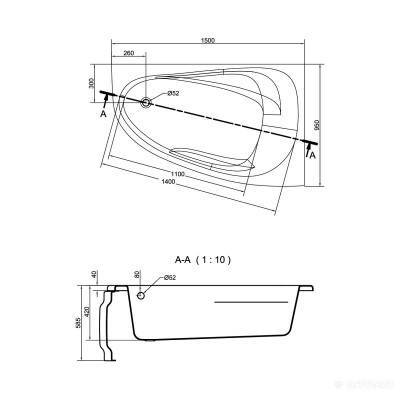 Будкрам купить JOANNA NEW Ванна 150x95 правая ножки PW01(PW02,PW04,PW06,PW011) JOANNA NEW Ванна 150x95 правая ножки PW01(PW02,PW04,PW06,PW011) 2