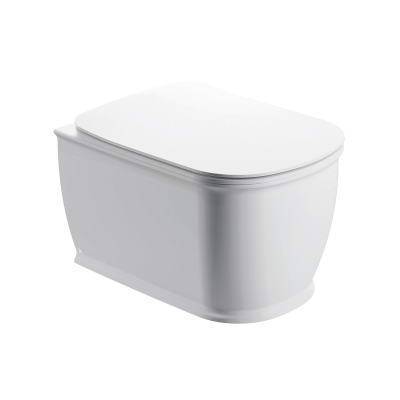 Будкрам купити AFINA Унітаз підвісний, безобідковий, кришка soft-close, quickfix (2пак)