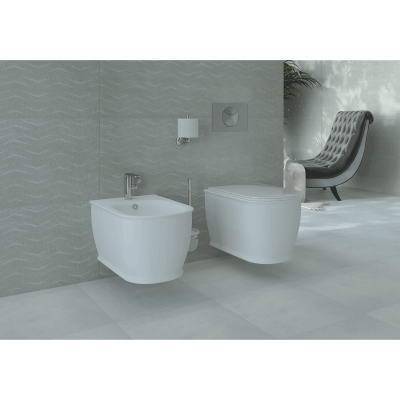 Будкрам купити AFINA Унітаз підвісний, безобідковий, кришка soft-close, quickfix (2пак) AFINA Унітаз підвісний, безобідковий, кришка soft-close, quickfix (2пак) 4