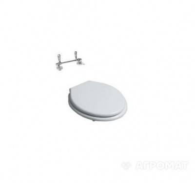 Будкрам купити LO 002S - LONDRA Сидіння д/підв. унітазу,  біле, кріплення - хром