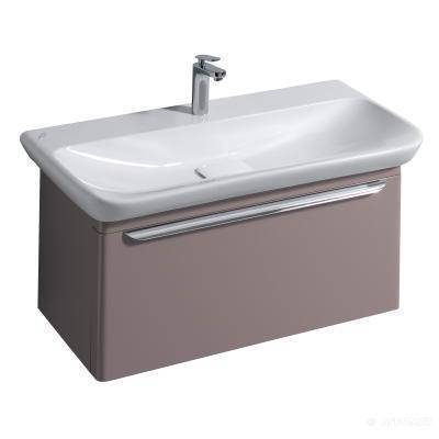 Будкрам купить myDay Шкафчик под умывальник 880х410х405 мм, 1 ящик с подсветкой, какао с молоком