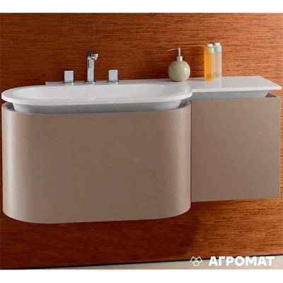 Будкрам купить LAVO Тумба с раковиной левая, Schwarz Matt (3уп)