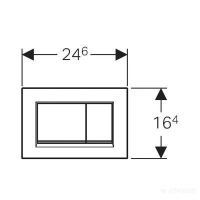 Будкрам купити Sigma30 Клавіша змиву Sigma30 Клавіша змиву 2