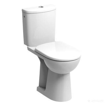 Будкрам купити NOVA PRO Компакт підлоговий  Rimfree: унітаз г/в, бачок круглий 3/6л, нижній підвід, сидіння з мікроліфтом