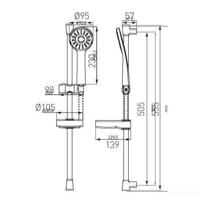 Будкрам купити  BELLIS душовий набір  BELLIS душовий набір 2