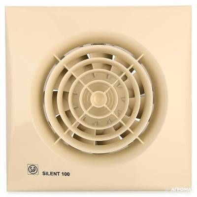 Будкрам купити SILENT-100 CZ IVORY (230V 50) Витяжний вентилятор, колір бежевий