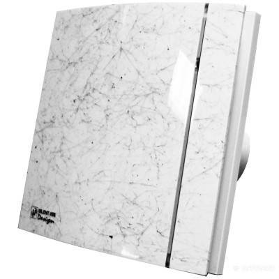 Будкрам купити SILENT-100 CZ MARBLE WHITE DE SIGN - 4C (230V 50) Витяжний вентилятор, колір білий мармур,4 декоративних накладки