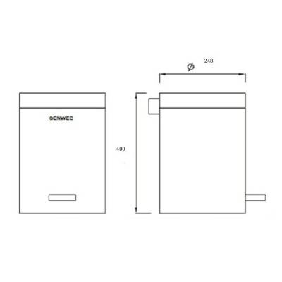 Будкрам купить Ведро для мусора 12L сатин Ведро для мусора 12L сатин 2