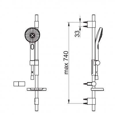 Будкрам купить HYDRACTIVA Душевой комплект HYDRACTIVA Душевой комплект 2