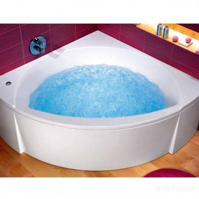 Будкрам купити Ванна акрилова кутова MAGNUM 155х155 см у комплектi з нiжками та елементами крiплення, біла Ванна акрилова кутова MAGNUM 155х155 см у комплектi з нiжками та елементами крiплення, біла 2