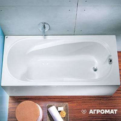 Будкрам купити Ванна акрилова прямокутна COMFORT 160х75 см у комплектi з нiжками та елементами крiплення, біла Ванна акрилова прямокутна COMFORT 160х75 см у комплектi з нiжками та елементами крiплення, біла 2