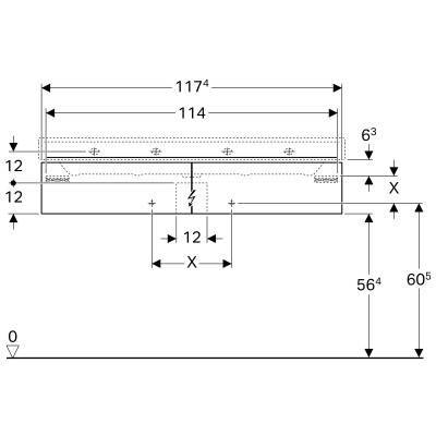Будкрам купити Xeno2 Тумба для умивальника 120 см, з двома висувними ящиками: білий, глянсове покриття Xeno2 Тумба для умивальника 120 см, з двома висувними ящиками: білий, глянсове покриття 3