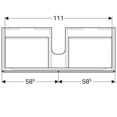 Будкрам купити Xeno2 Тумба для умивальника 120 см, з двома висувними ящиками: білий, глянсове покриття Xeno2 Тумба для умивальника 120 см, з двома висувними ящиками: білий, глянсове покриття 5