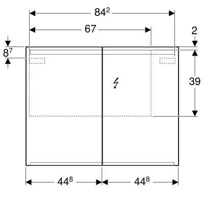 Будкрам купити Option Дзеркальна шафка 90 см, з підсвіткою, із 2 дверцятами: корпус дзеркальний, дверцята дзеркальні зовні та всередині Option Дзеркальна шафка 90 см, з підсвіткою, із 2 дверцятами: корпус дзеркальний, дверцята дзеркальні зовні та всередині 5