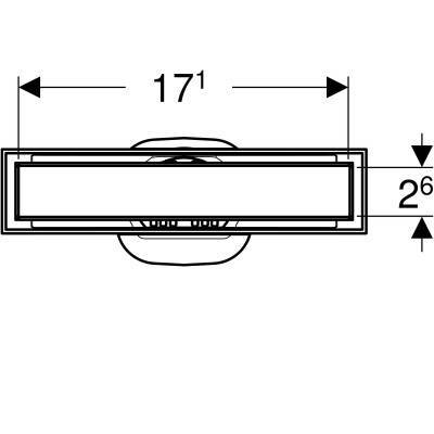 Будкрам купити Cleanline накладка душового каналу, "під плитку" Cleanline накладка душового каналу, "під плитку" 2