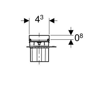Будкрам купити Cleanline накладка душового каналу, "під плитку" Cleanline накладка душового каналу, "під плитку" 3