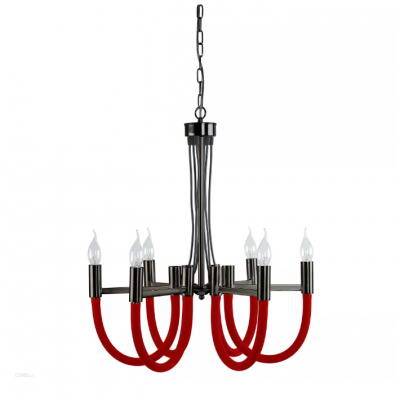 Будкрам купити Люстра, чорна+червона, 6хЕ14, 40W