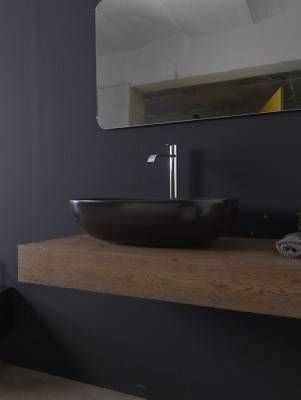 Будкрам купити MILK Extreme Раковина на стільницю 60x39xh.15 см, без переливу, колір антрацит мат. MILK Extreme Раковина на стільницю 60x39xh.15 см, без переливу, колір антрацит мат. 2