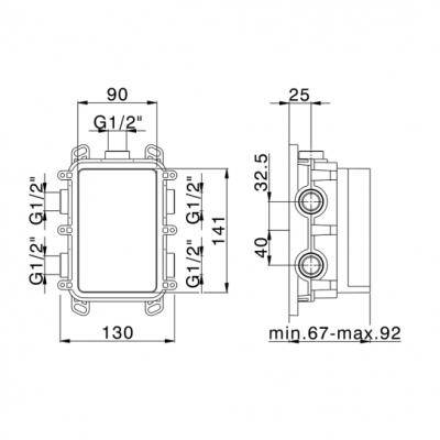 Будкрам купить ONE BOX Внутренняя часть смесителя ONE BOX Внутренняя часть смесителя 2