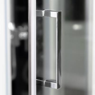 Будкрам купить PRIME Душевая кабина, раздвижная - квадратная 90*90 - хром/прозрачное стекло PRIME Душевая кабина, раздвижная - квадратная 90*90 - хром/прозрачное стекло 3