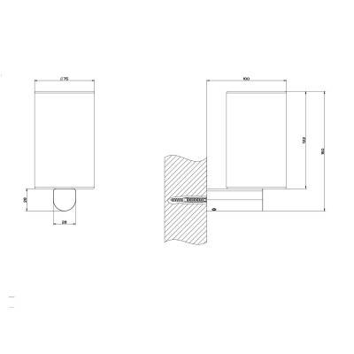 Будкрам купить RILIEVO Стакан, хром ОБРАЗЕЦ RILIEVO Стакан, хром ОБРАЗЕЦ 2
