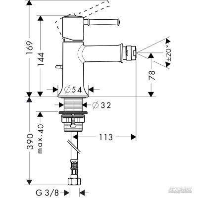 Будкрам купити Talis Classic Змішувач д/біде Talis Classic Змішувач д/біде 2