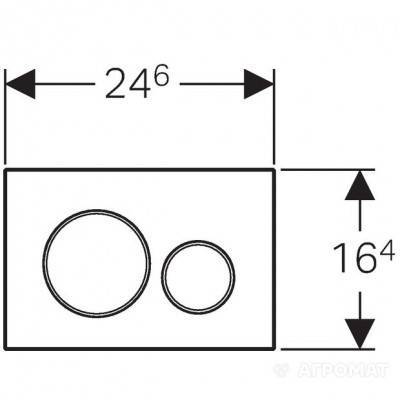 Будкрам купити Sigma20 Клавіша змиву Sigma20 Клавіша змиву 3