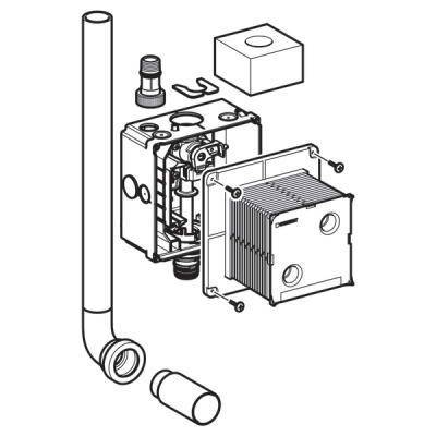 Будкрам купити Монтажний набір із зливною трубою, для управління змивом уриналу, універсальний Монтажний набір із зливною трубою, для управління змивом уриналу, універсальний 2