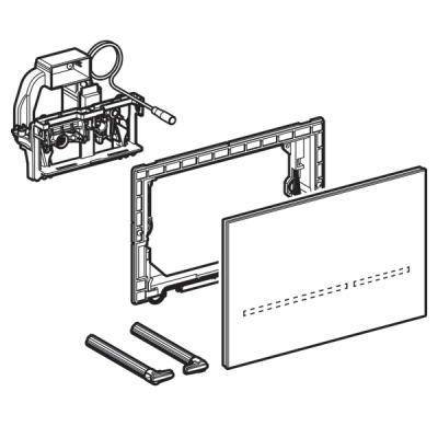 Будкрам купити Sigma 80 клавіша змиву, безконтактний подвійний змив, дзеркальне скло Sigma 80 клавіша змиву, безконтактний подвійний змив, дзеркальне скло 2