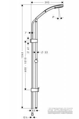 Будкрам купити Croma 100 Multi/Unica'Reno Lift Душовий набір Croma 100 Multi/Unica'Reno Lift Душовий набір 2